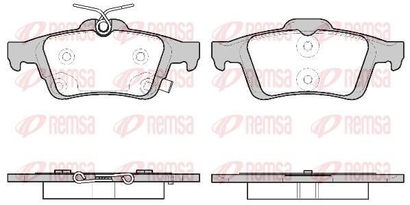 Brake Pad Set, disc brake (0842.11)