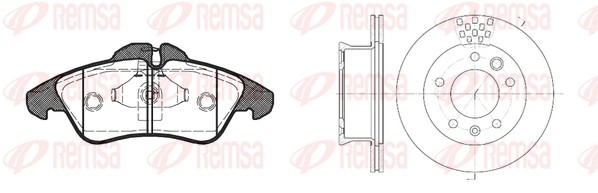 Brake Kit, disc brake (8578.01)