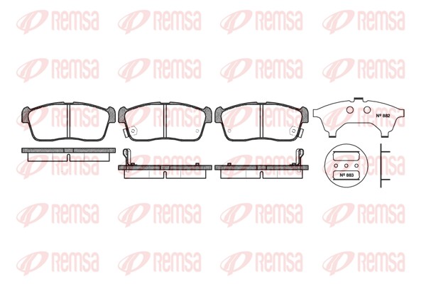 Brake Pad Set, disc brake (0724.02)
