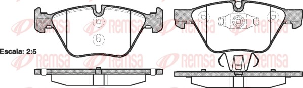 Brake Pad Set, disc brake (1052.10)