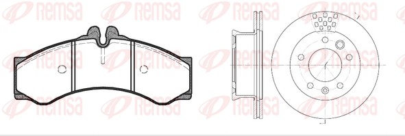 Brake Kit, disc brake (8614.00)