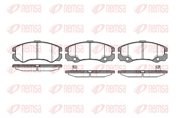 Brake Pad Set, disc brake (0425.32)