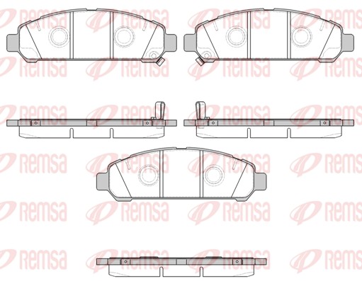 Brake Pad Set, disc brake (1357.02)