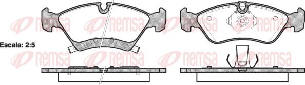 Brake Pad Set, disc brake (1214.02)