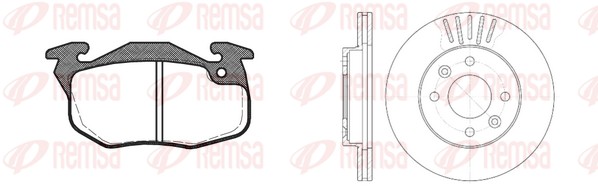 Brake Kit, disc brake (8192.02)