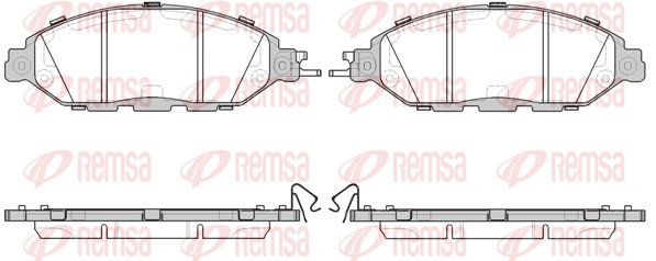 Brake Pad Set, disc brake (1518.15)
