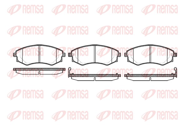 Brake Pad Set, disc brake (0318.22)