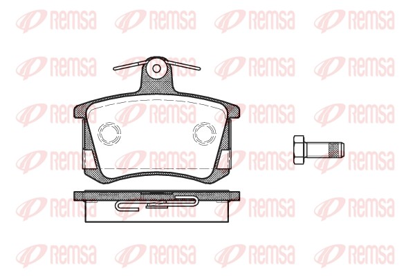Brake Pad Set, disc brake (0135.40)