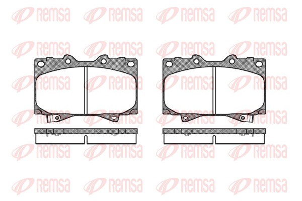 Brake Pad Set, disc brake (0707.04)