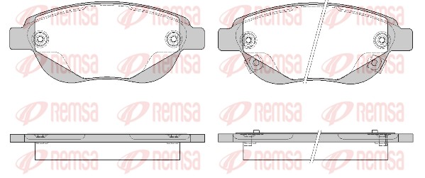 Brake Pad Set, disc brake (0841.02)