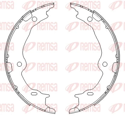 Brake Shoe, parking brake (4467.00)