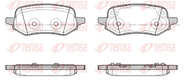 Brake Pad Set, disc brake (1886.00)