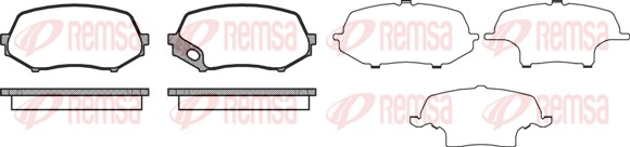 Brake Pad Set, disc brake (1337.00)