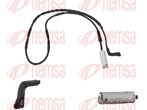 Warning Contact, brake pad wear (001067)