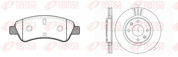 Brake Kit, disc brake (8840.00)