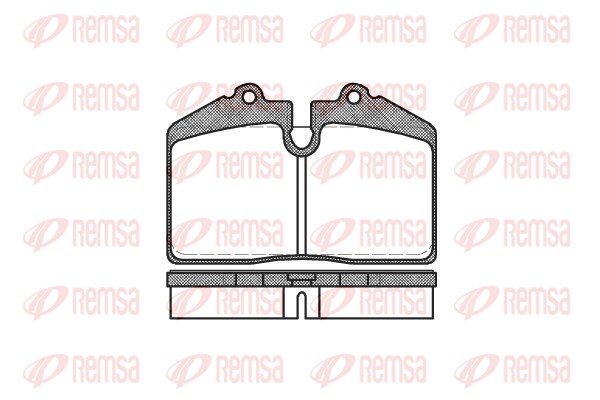 Brake Pad Set, disc brake (0140.50)