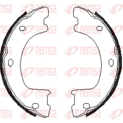 Brake Shoe, parking brake (4674.00)