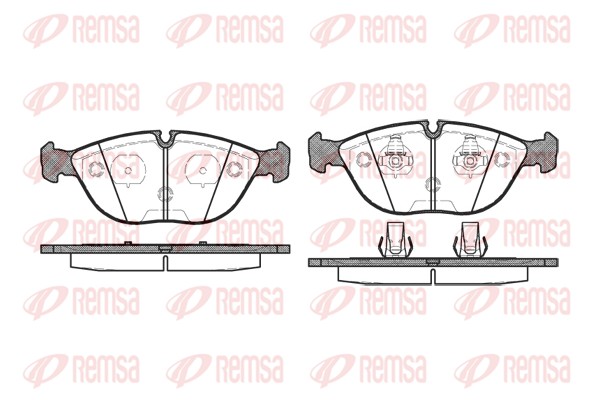 Brake Pad Set, disc brake (0597.00)