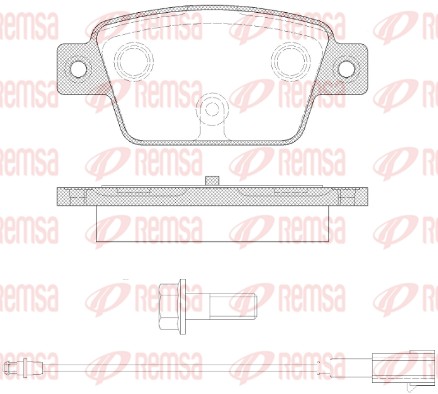 Brake Pad Set, disc brake (0861.12)