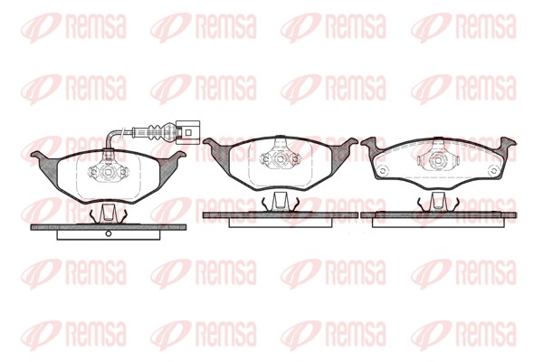 Brake Pad Set, disc brake (0718.11)