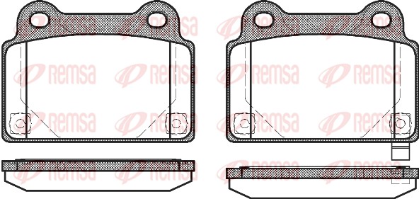 Brake Pad Set, disc brake (1364.02)