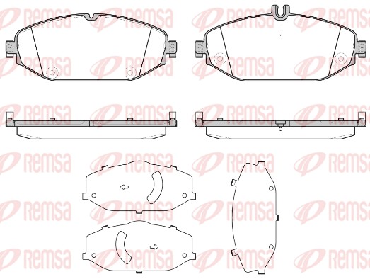 Brake Pad Set, disc brake (1618.00)