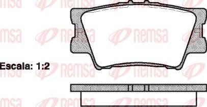 Brake Pad Set, disc brake (1231.00)