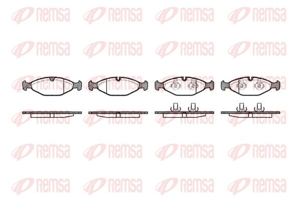 Brake Pad Set, disc brake (0481.00)