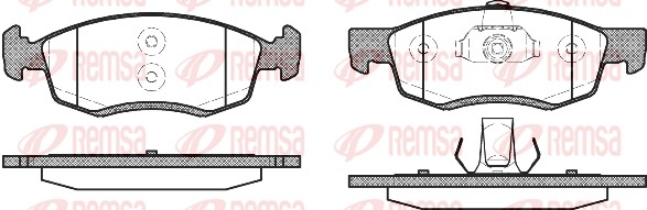 Brake Pad Set, disc brake (0172.32)