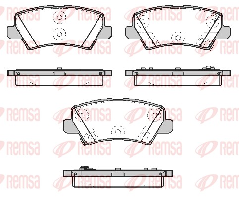 Brake Pad Set, disc brake (1804.02)