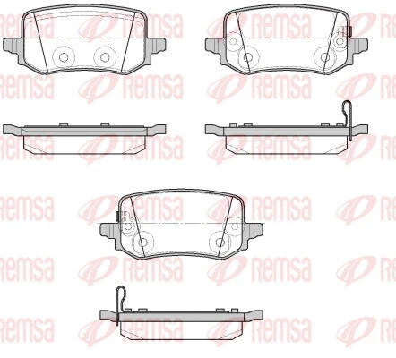 Brake Pad Set, disc brake (1958.02)