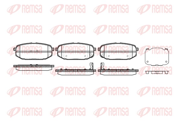 Brake Pad Set, disc brake (1147.02)