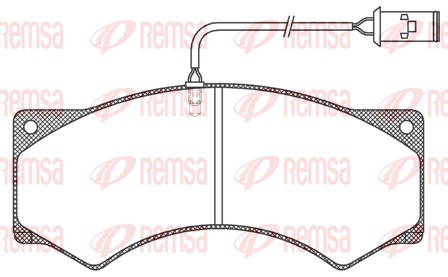 Brake Pad Set, disc brake (JCA 277.41)