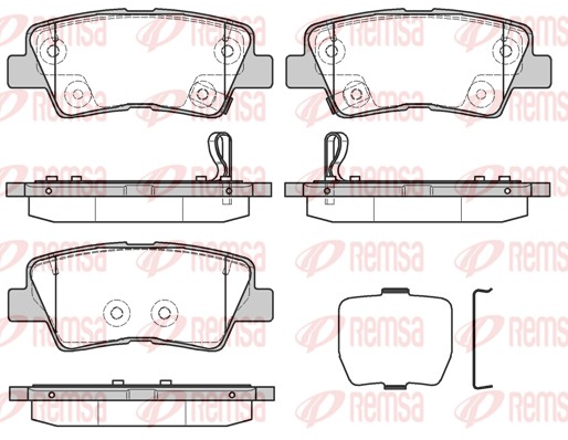 Brake Pad Set, disc brake (1362.30)