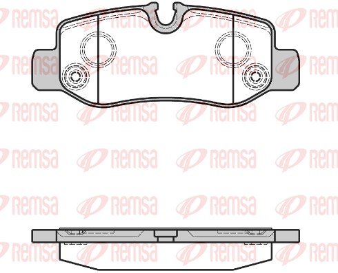 Brake Pad Set, disc brake (1624.00)
