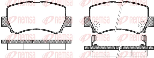 Brake Pad Set, disc brake (1309.02)
