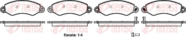 Brake Pad Set, disc brake (1255.02)