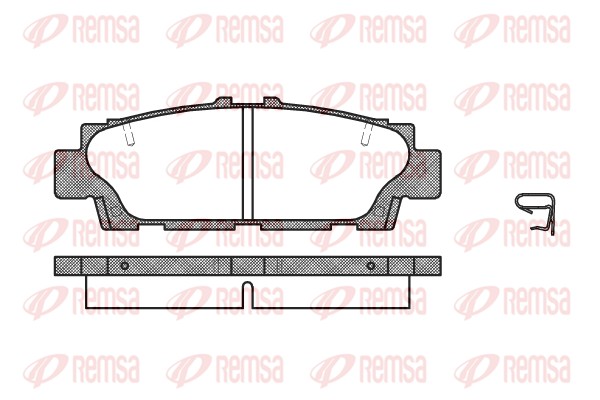Brake Pad Set, disc brake (0376.00)