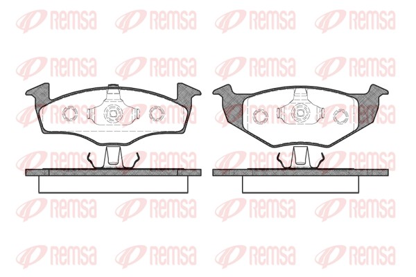 Brake Pad Set, disc brake (0609.00)