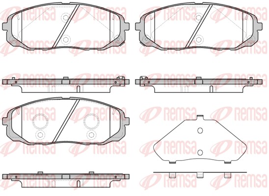 Brake Pad Set, disc brake (1647.12)