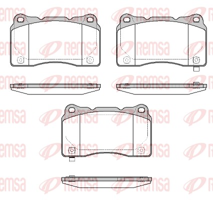 Brake Pad Set, disc brake (0666.58)