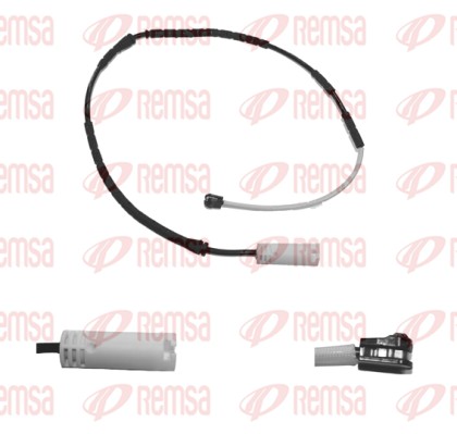 Warning Contact, brake pad wear (001102)