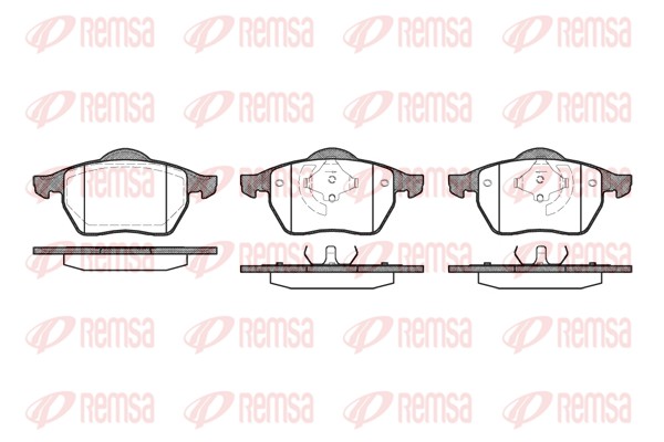 Brake Pad Set, disc brake (0390.01)