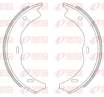 Brake Shoe, parking brake (4469.00)