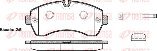 Brake Pad Set, disc brake (1243.00)