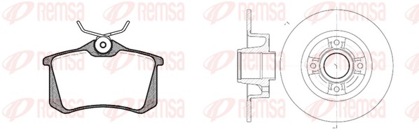 Brake Kit, disc brake (8263.07)