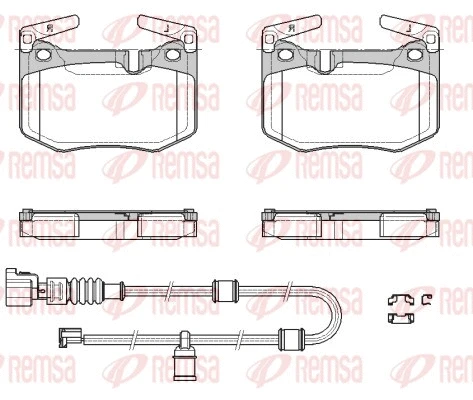 Brake Pad Set, disc brake (1979.02)