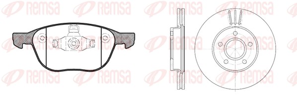 Brake Kit, disc brake (81082.00)