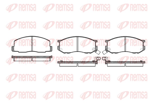Brake Pad Set, disc brake (0187.02)