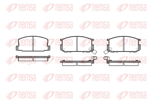 Brake Pad Set, disc brake (0180.02)